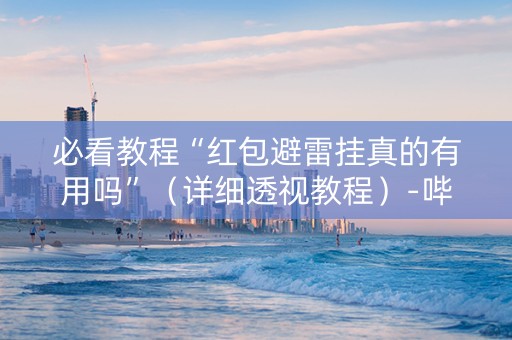 必看教程“红包避雷挂真的有用吗”（详细透视教程）-哔哩哔哩