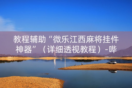 教程辅助“微乐江西麻将挂件神器”（详细透视教程）-哔哩哔哩