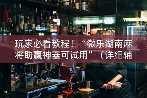 玩家必看教程！“微乐湖南麻将助赢神器可试用”（详细辅助教程）-哔哩哔哩