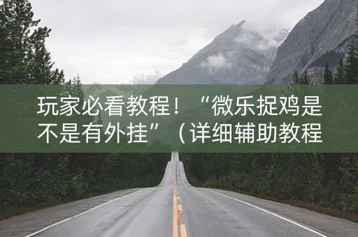 玩家必看教程！“微乐捉鸡是不是有外挂”（详细辅助教程）-哔哩哔哩