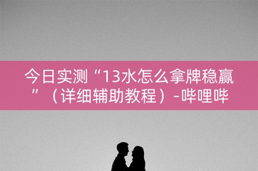 今日实测“13水怎么拿牌稳赢”（详细辅助教程）-哔哩哔哩