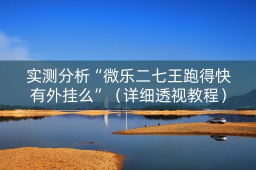 实测分析“微乐二七王跑得快有外挂么”（详细透视教程）-哔哩哔哩