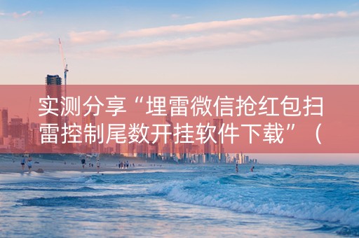 实测分享“埋雷微信抢红包扫雷控制尾数开挂软件下载”（详细透视教程）-哔哩哔哩