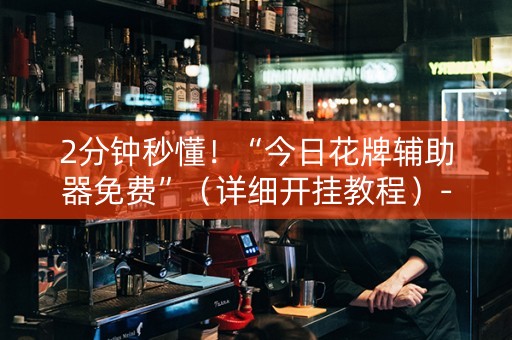 2分钟秒懂！“今日花牌辅助器免费”（详细开挂教程）-哔哩哔哩