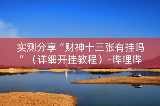 实测分享“财神十三张有挂吗”（详细开挂教程）-哔哩哔哩