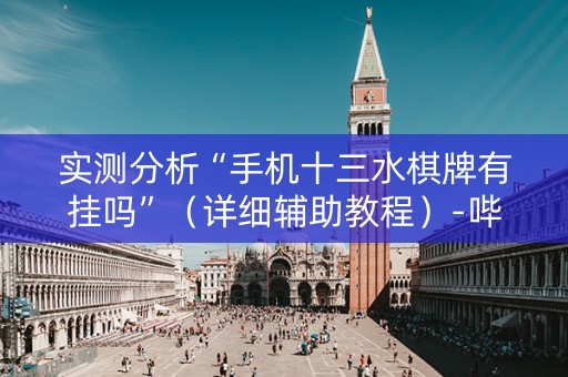 实测分析“手机十三水棋牌有挂吗”（详细辅助教程）-哔哩哔哩