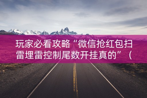 玩家必看攻略“微信抢红包扫雷埋雷控制尾数开挂真的”（详细透视教程）-哔哩哔哩