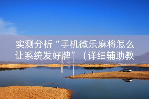 实测分析“手机微乐麻将怎么让系统发好牌”（详细辅助教程）-哔哩哔哩