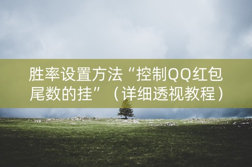 胜率设置方法“控制QQ红包尾数的挂”（详细透视教程）-哔哩哔哩
