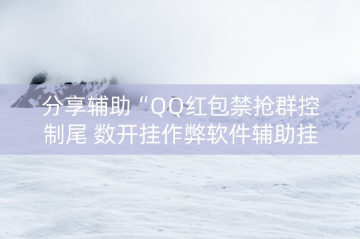 分享辅助“QQ红包禁抢群控制尾 数开挂作弊软件辅助挂”（详细透视教程）-哔哩哔哩