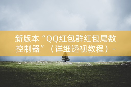 新版本“QQ红包群红包尾数控制器”（详细透视教程）-哔哩哔哩