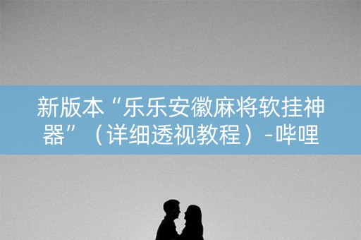 新版本“乐乐安徽麻将软挂神器”（详细透视教程）-哔哩哔哩