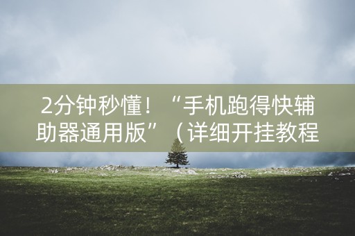 2分钟秒懂！“手机跑得快辅助器通用版”（详细开挂教程）-哔哩哔哩