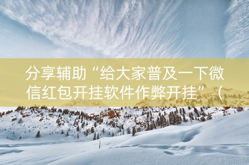 分享辅助“给大家普及一下微信红包开挂软件作弊开挂”（详细透视教程）-哔哩哔哩