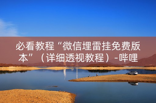 必看教程“微信埋雷挂免费版本”（详细透视教程）-哔哩哔哩