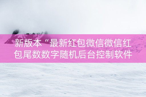 新版本“最新红包微信微信红包尾数数字随机后台控制软件”（详细透视教程）-哔哩哔哩