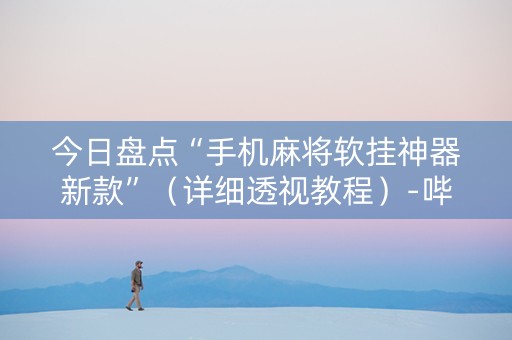 今日盘点“手机麻将软挂神器新款”（详细透视教程）-哔哩哔哩