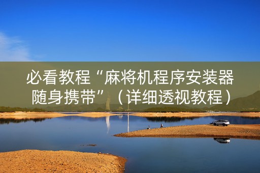 必看教程“麻将机程序安装器随身携带”（详细透视教程）-哔哩哔哩