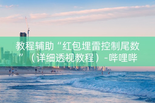教程辅助“红包埋雷控制尾数”（详细透视教程）-哔哩哔哩