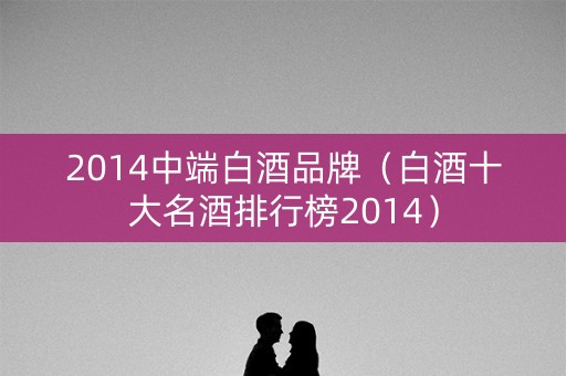 2014中端白酒品牌（白酒十大名酒排行榜2014）