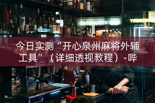 今日实测“开心泉州麻将外辅工具”（详细透视教程）-哔哩哔哩