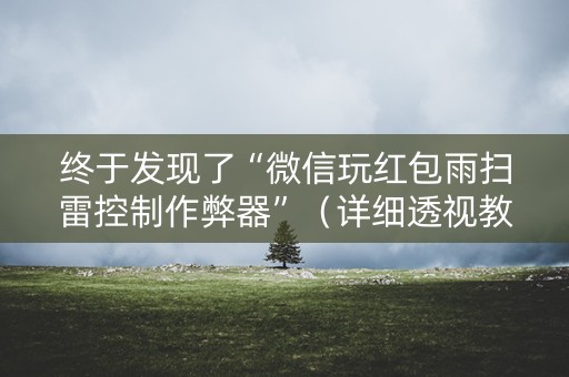 终于发现了“微信玩红包雨扫雷控制作弊器”（详细透视教程）-哔哩哔哩