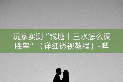 玩家实测“钱塘十三水怎么调胜率”（详细透视教程）-哔哩哔哩