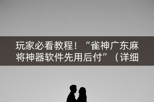 玩家必看教程！“雀神广东麻将神器软件先用后付”（详细辅助教程）-哔哩哔哩