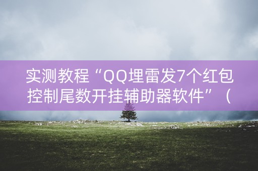 实测教程“QQ埋雷发7个红包控制尾数开挂辅助器软件”（详细透视教程）-哔哩哔哩