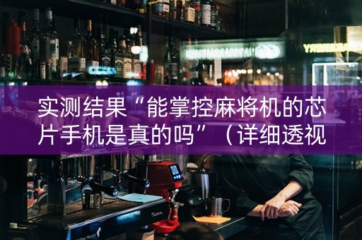 实测结果“能掌控麻将机的芯片手机是真的吗”（详细透视教程）-哔哩哔哩