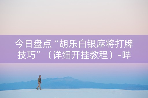 今日盘点“胡乐白银麻将打牌技巧”（详细开挂教程）-哔哩哔哩