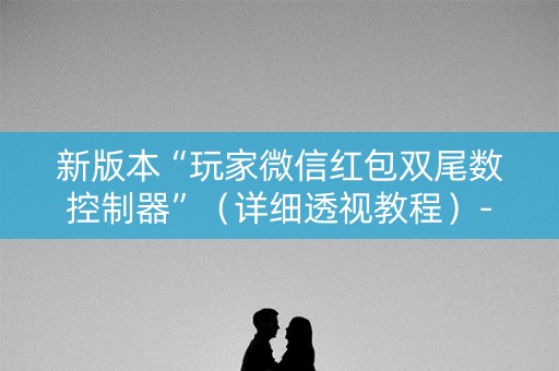 新版本“玩家微信红包双尾数控制器”（详细透视教程）-哔哩哔哩