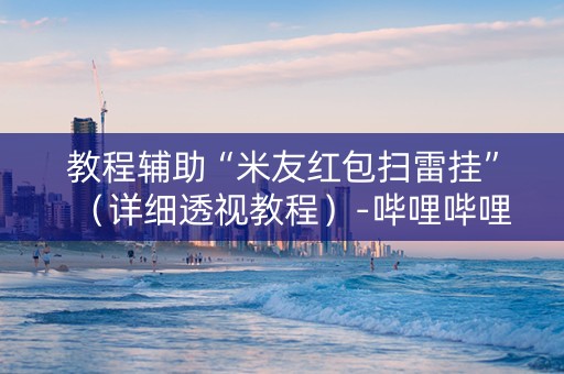 教程辅助“米友红包扫雷挂”（详细透视教程）-哔哩哔哩