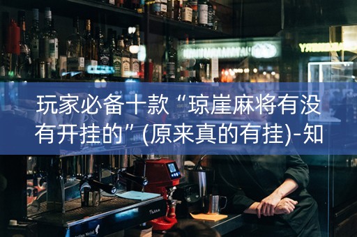 玩家必备十款“琼崖麻将有没有开挂的”(原来真的有挂)-知乎