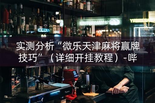 实测分析“微乐天津麻将赢牌技巧”（详细开挂教程）-哔哩哔哩