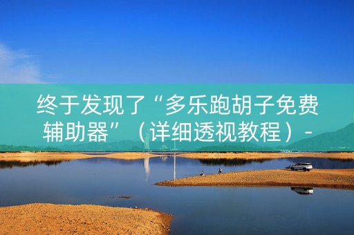 终于发现了“多乐跑胡子免费辅助器”（详细透视教程）-哔哩哔哩