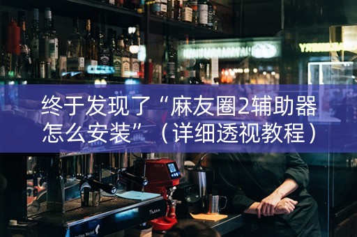 终于发现了“麻友圈2辅助器怎么安装”（详细透视教程）-哔哩哔哩