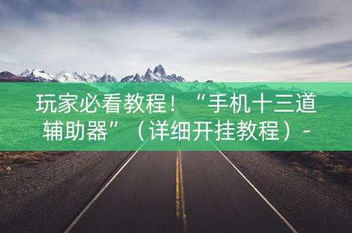 玩家必看教程！“手机十三道辅助器”（详细开挂教程）-哔哩哔哩