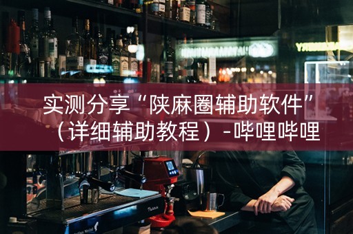 实测分享“陕麻圈辅助软件”（详细辅助教程）-哔哩哔哩
