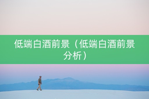 低端白酒前景（低端白酒前景分析）