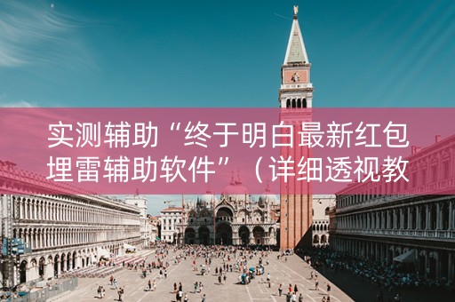 实测辅助“终于明白最新红包埋雷辅助软件”（详细透视教程）-哔哩哔哩