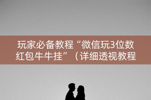玩家必备教程“微信玩3位数红包牛牛挂”（详细透视教程）-哔哩哔哩
