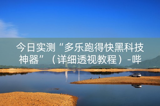 今日实测“多乐跑得快黑科技神器”（详细透视教程）-哔哩哔哩