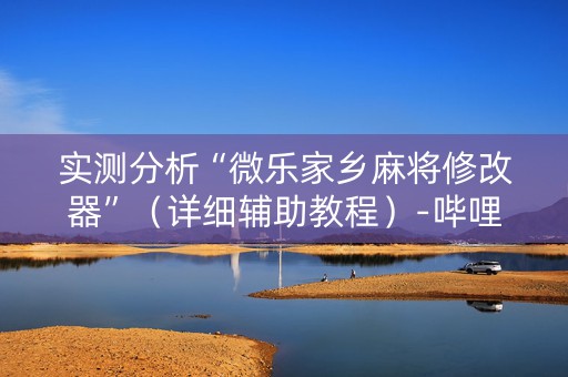 实测分析“微乐家乡麻将修改器”（详细辅助教程）-哔哩哔哩