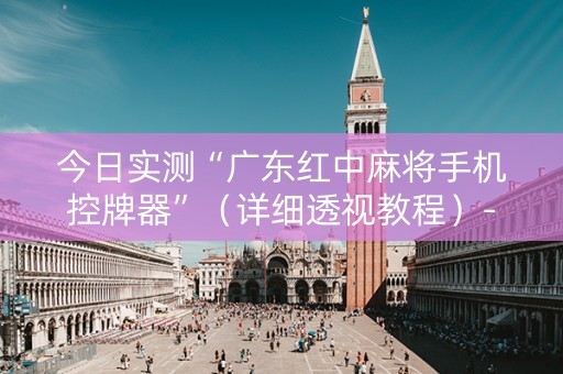 今日实测“广东红中麻将手机控牌器”（详细透视教程）-哔哩哔哩
