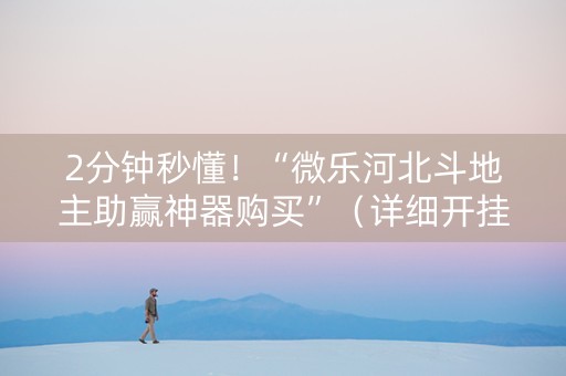 2分钟秒懂！“微乐河北斗地主助赢神器购买”（详细开挂教程）-哔哩哔哩