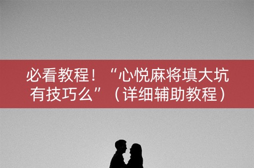 必看教程！“心悦麻将填大坑有技巧么”（详细辅助教程）-哔哩哔哩