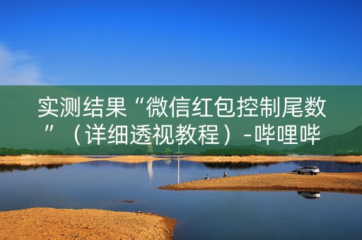 实测结果“微信红包控制尾数”（详细透视教程）-哔哩哔哩