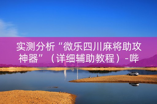 实测分析“微乐四川麻将助攻神器”（详细辅助教程）-哔哩哔哩
