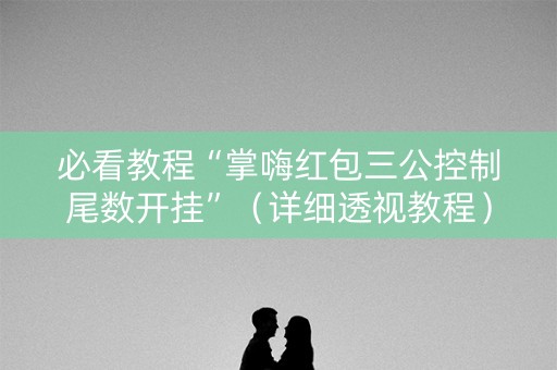 必看教程“掌嗨红包三公控制尾数开挂”（详细透视教程）-哔哩哔哩